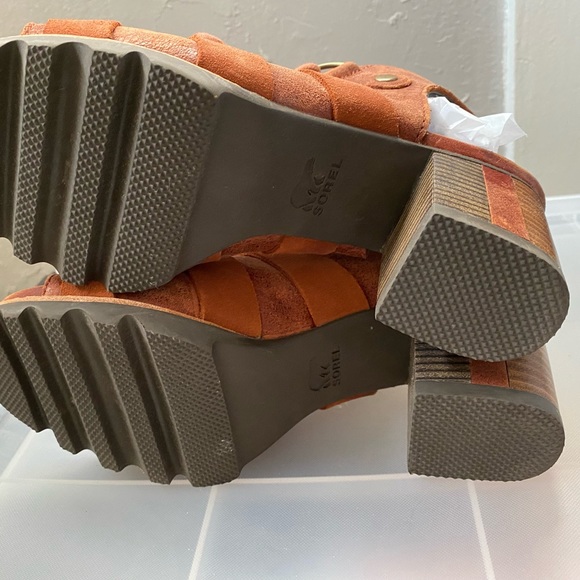 Blowout Sale! Through August! Sorel Addington Lace Up Block Heel Sandal Size 6 - Picture 5 of 5